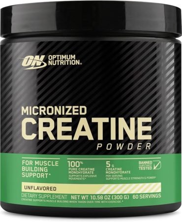 Top 10 Supplements to Enhance Exercise Results Best Creatine monohydrate Optimum Nutrition (Front)