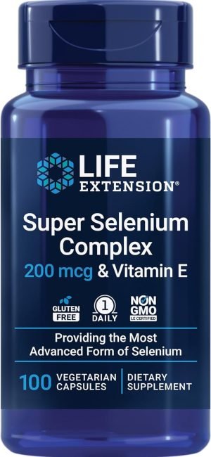 Top 20 Supplements for Overall Health and Wellbeing Life Extension Super Selenium Complex 200 mcg & Vitamin E