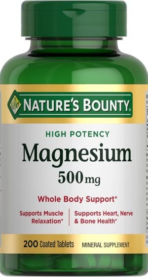 Top 20 Supplements for Overall Health and Wellbeing Magnesium Natures Bounty