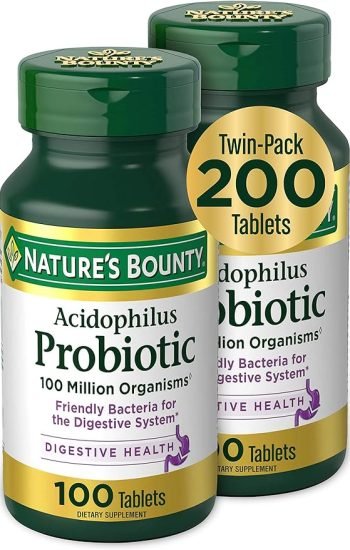 Top 20 Supplements for Overall Health and Wellbeing Natures Bounty Acidophilus Probiotic